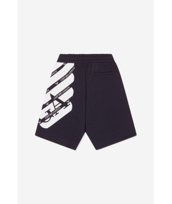 Emporio Armani Boys Cotton Logo Print Shorts de l' environnement