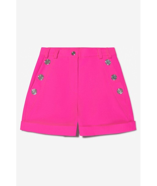 Balmain Girls Wool Button Trim Shorts est présent 