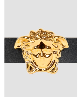 Versace Unisex Leather Medusa Buckle Belt commande en ligne