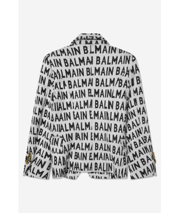 Balmain Girls Cotton Logo Blazer votre restaurant rapide dans 