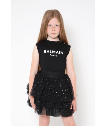 Balmain Girls Layered Tulle Skirt Les magasins à Paris et en Île-de-France