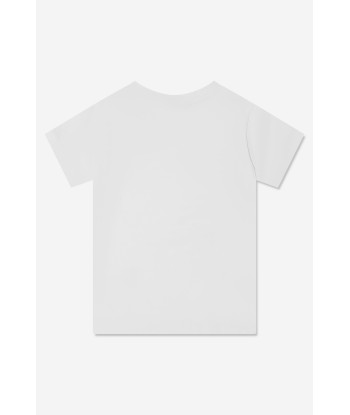 Balmain Boys Cotton Branded T-Shirt pas cheres