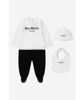 Balmain Baby Boys Cotton Babygrow Gift Set (3 Piece) les ligaments