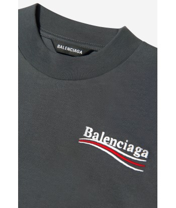 Balenciaga Unisex Organic Cotton Logo T-Shirt vente chaude votre 