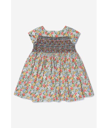 Bonpoint Girls Cotton Liberty Fabric Smocked Dress le concept de la Pate a emporter 