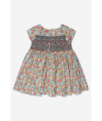 Bonpoint Girls Cotton Liberty Fabric Smocked Dress le concept de la Pate a emporter 