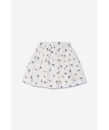 Bonpoint Girls Cotton Cherry Print Skirt livraison gratuite