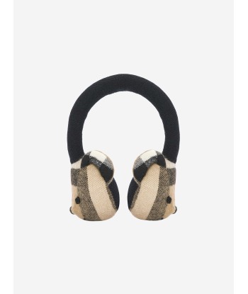 Burberry Kids Beige Cashmere Teddy Earmuffs le concept de la Pate a emporter 