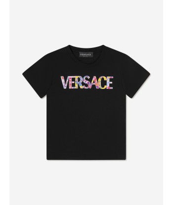 Versace Girls Logo Print T-Shirt Par le système avancé 