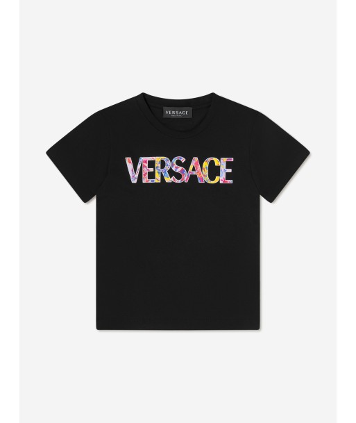 Versace Girls Logo Print T-Shirt Par le système avancé 