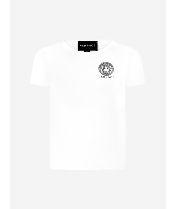 Versace Boys Cotton Medusa Logo T-Shirts (2 Pack) Pour