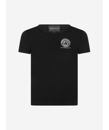 Versace Boys Cotton Medusa Logo T-Shirts (2 Pack) Pour