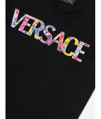 Versace Girls Logo Print T-Shirt Par le système avancé 