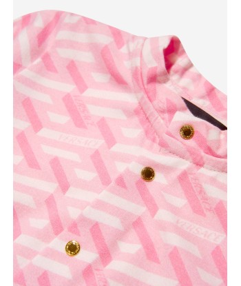 Versace Baby Girls Logo Babygrow À commander