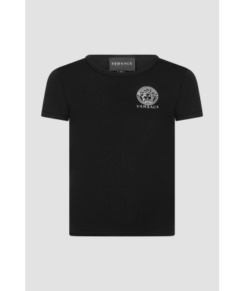 Versace Boys Cotton Medusa Logo T-Shirts (2 Pack) Pour