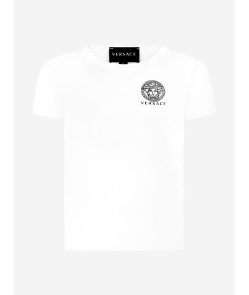 Versace Boys Cotton Medusa Logo T-Shirts (2 Pack) Pour