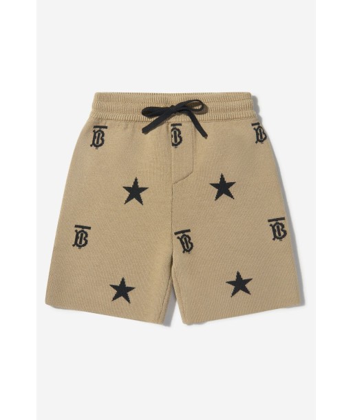 Burberry Boys Wool Star And Monogram Shorts acheter