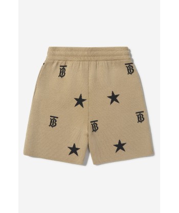 Burberry Boys Wool Star And Monogram Shorts acheter