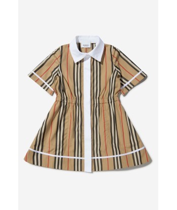 Burberry Girls Cotton Short Sleeve Check Dress le concept de la Pate a emporter 