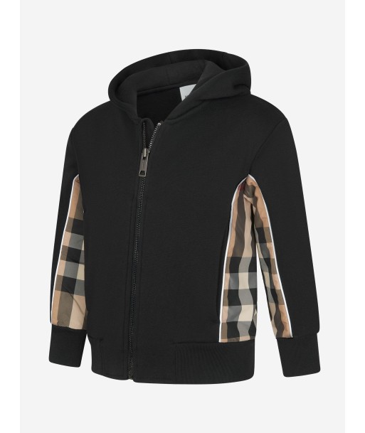 Burberry Boys Check Trim Zip Up Top 2023