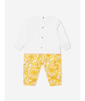 Versace Baby Barocco Logo Romper chez Cornerstreet bien 