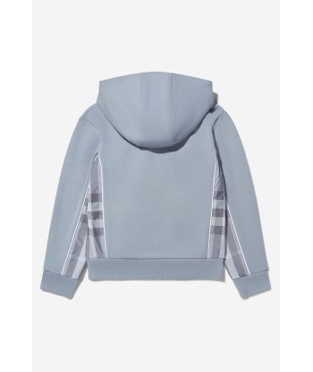 Burberry Boys Check Trim Zip Up Top sur le site 