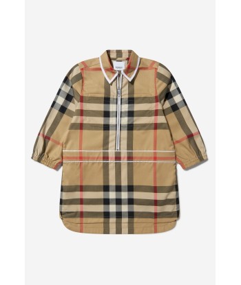 Burberry Girls Cotton Check Dress pas cheres