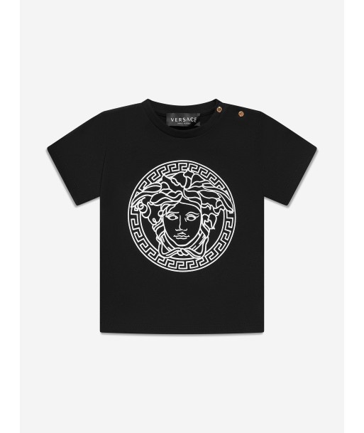 Versace Baby Medusa Logo T-Shirt in Black plus qu'un jeu 