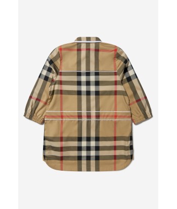 Burberry Girls Cotton Check Dress pas cheres