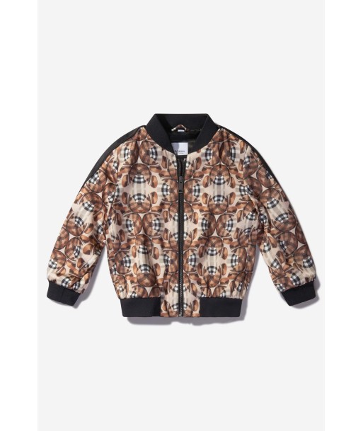 Burberry Boys Bear Print Jacket de pas cher