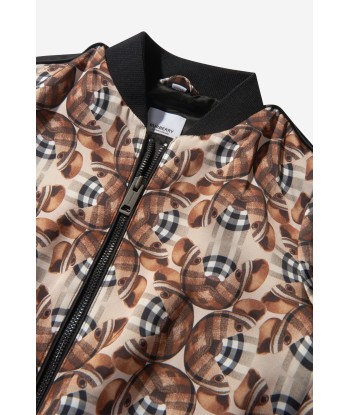 Burberry Boys Bear Print Jacket de pas cher