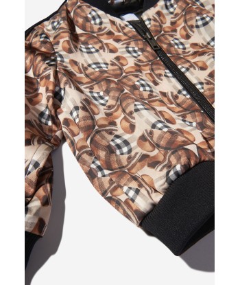 Burberry Boys Bear Print Jacket de pas cher