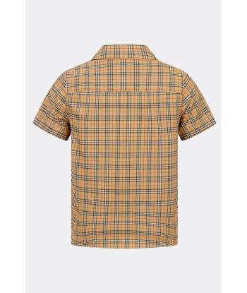 Burberry Boys Cotton Check Short Sleeve Shirt JUSQU'A -70%! 