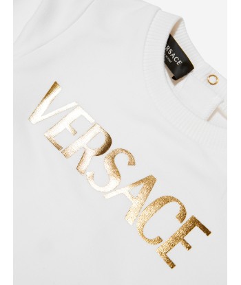 Versace Baby Barocco Logo Romper chez Cornerstreet bien 