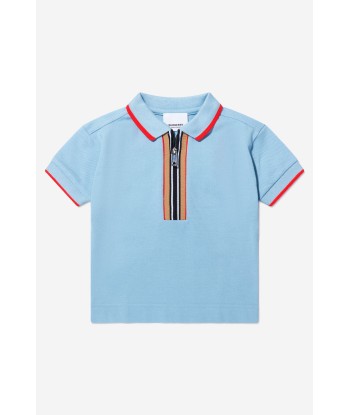 Burberry Baby Boys Cotton Branded Polo Shirt Par le système avancé 