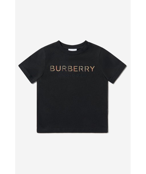 Burberry Boys Cotton Logo Print T-Shirt store