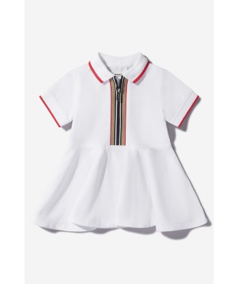 Burberry Baby Girls Cotton Check Placket Polo Dress de la marque