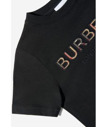 Burberry Boys Cotton Logo Print T-Shirt store