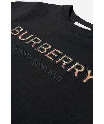 Burberry Boys Cotton Logo Print T-Shirt store