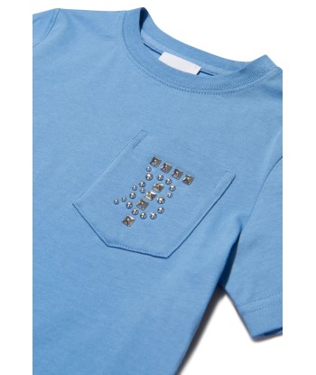 Burberry Boys Cotton Stud Pocket T-Shirt Economisez 