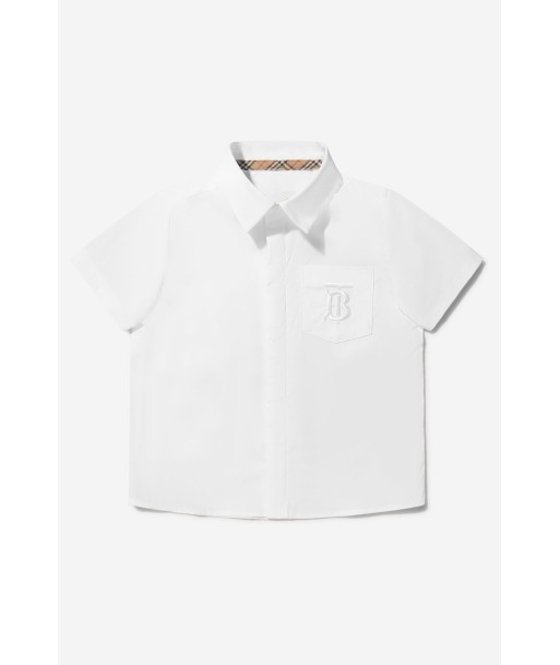 Burberry Baby Boys Cotton Short Sleeve Shirt Le MVP de beaucoup