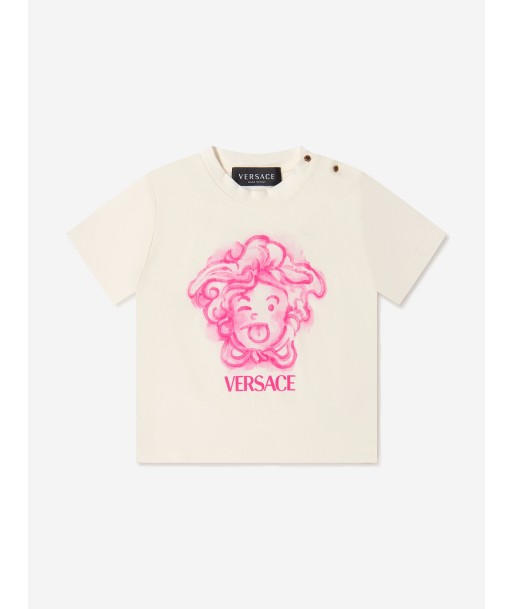 Versace Baby Girls Medusa Logo T-Shirt de l' environnement