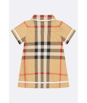 Burberry Baby Girls Cotton Check Dress With Knickers de la marque