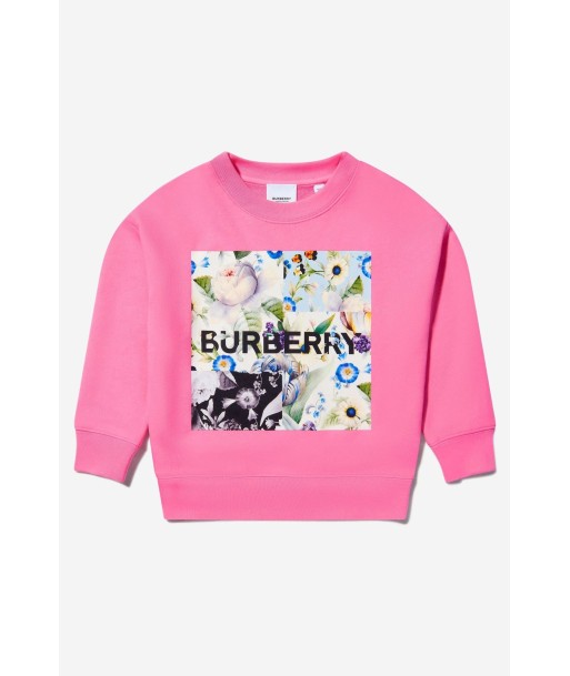 Burberry Girls Cotton Logo Print Sweatshirt hantent personnes