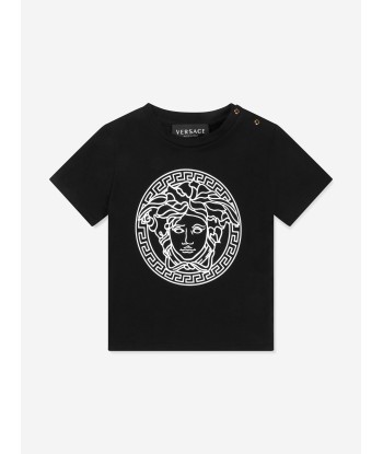 Versace Baby Medusa Logo T-Shirt in Black plus qu'un jeu 