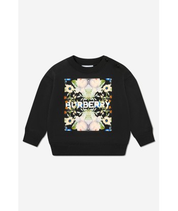 Burberry Baby Boys Cotton Logo Print Sweatshirt pas cher chine