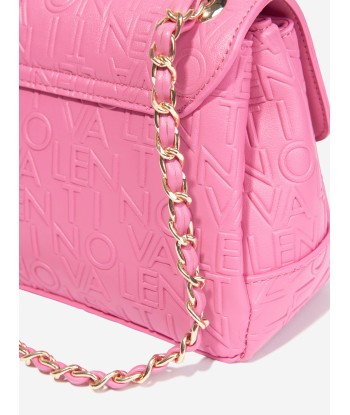 Valentino Girls Relax Flap Bag in Coral de pas cher