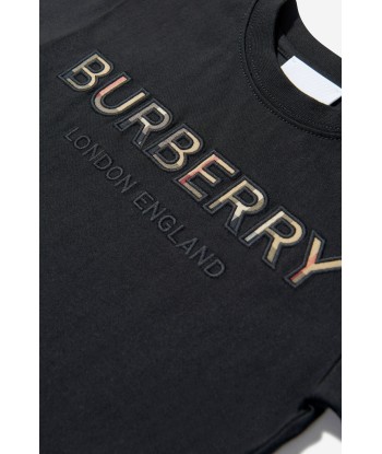 Burberry Baby Boys Cotton Logo Print T-Shirt est présent 