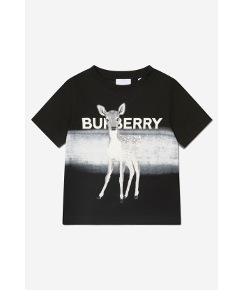 Burberry Boys Cotton Deer Print T-Shirt 2024