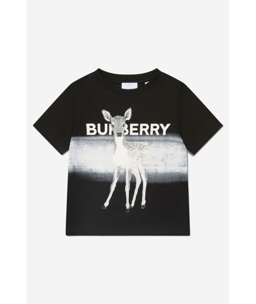 Burberry Boys Cotton Deer Print T-Shirt 2024